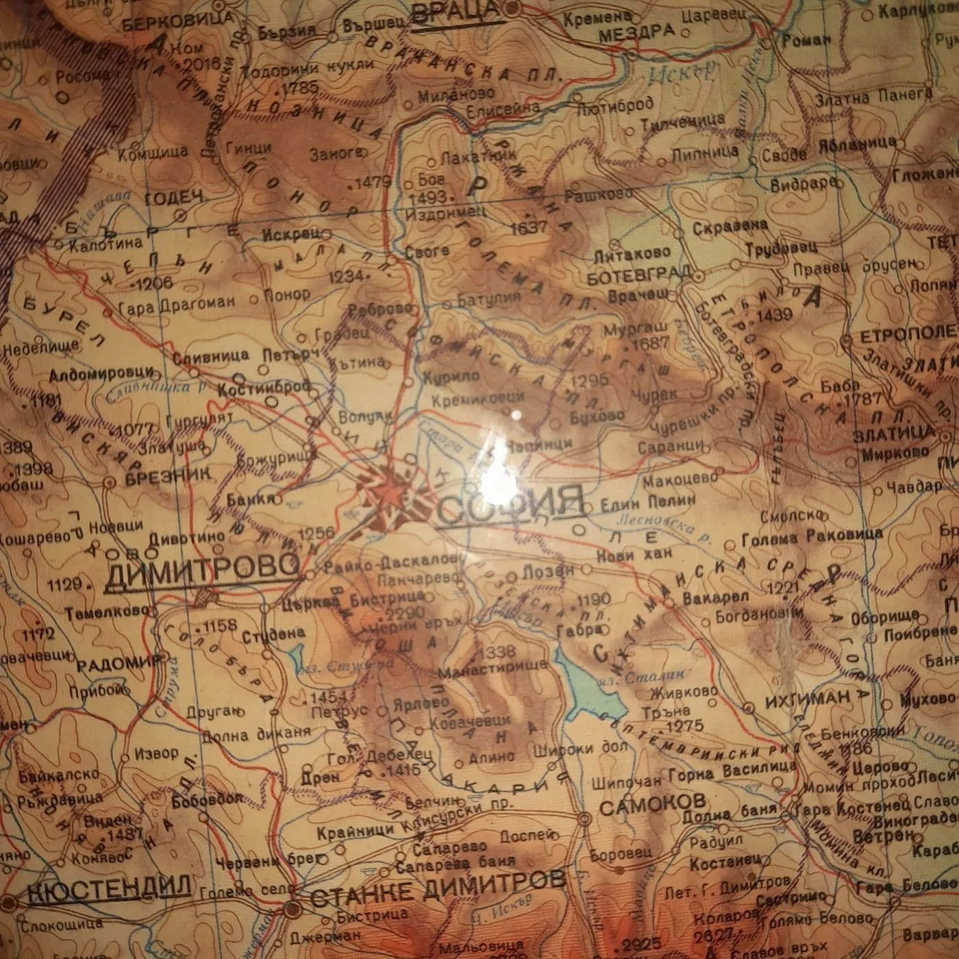 Map of the People's Republic of Bulgaria — 4