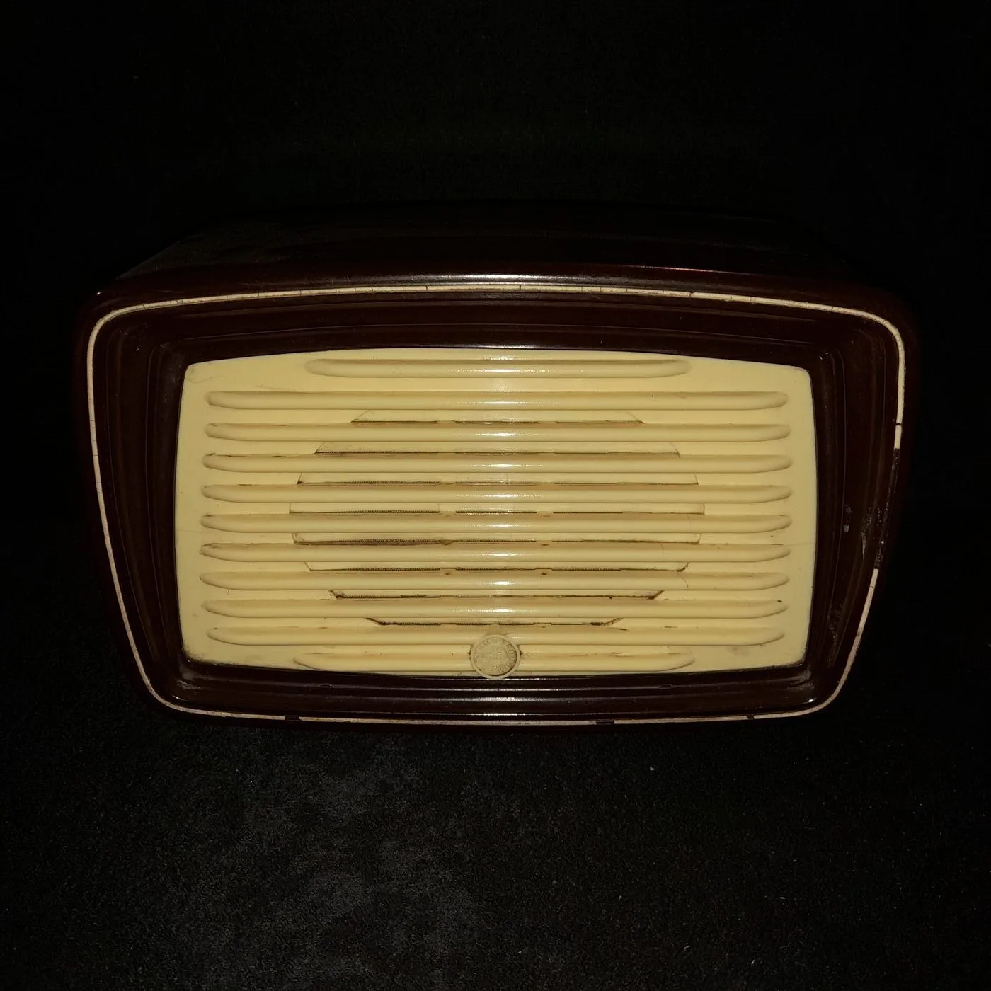 Bakelite subscriber's loudspeaker of Bulgarian manufacture, ELPROM brand