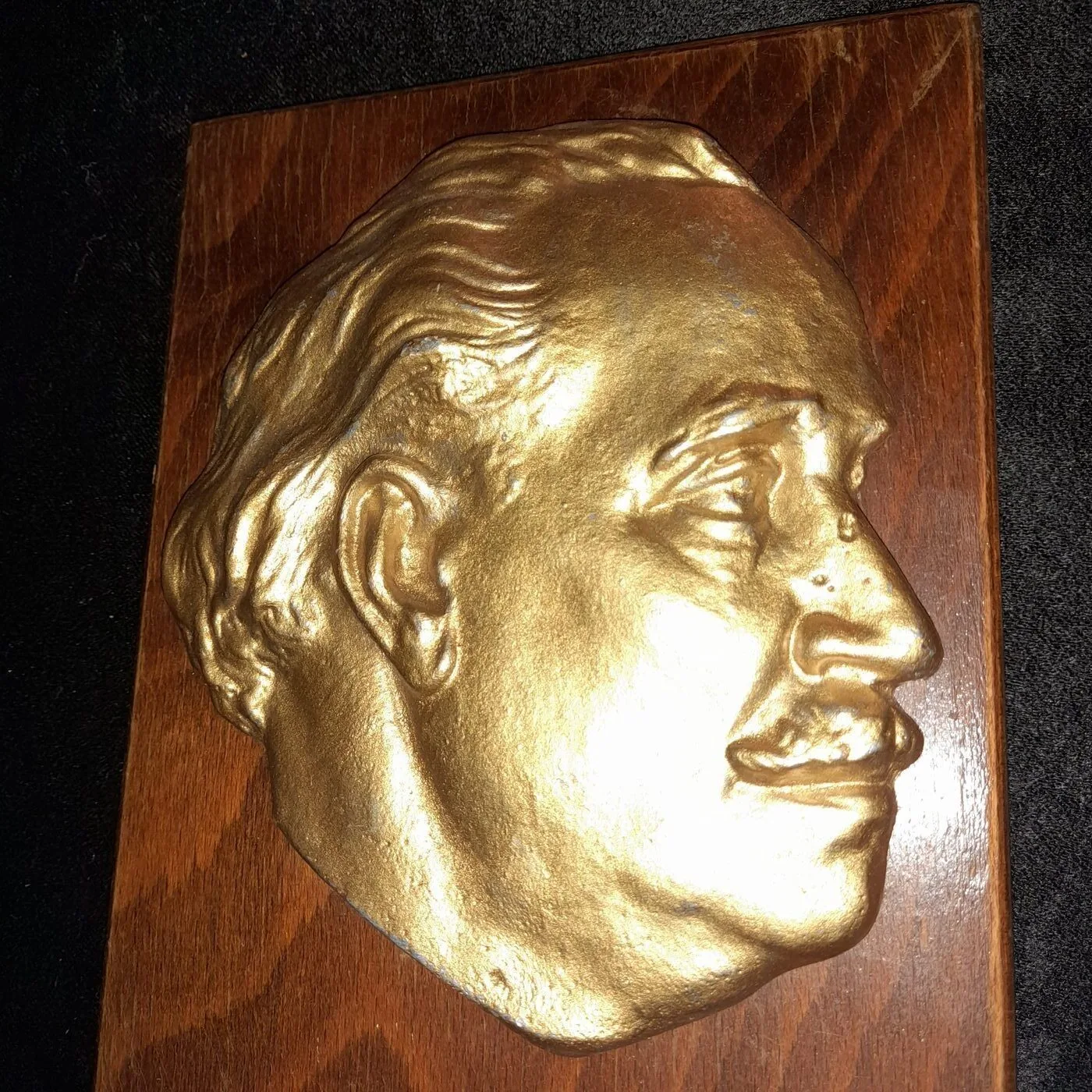 Georgi Dimitrov relief on wood — 3
