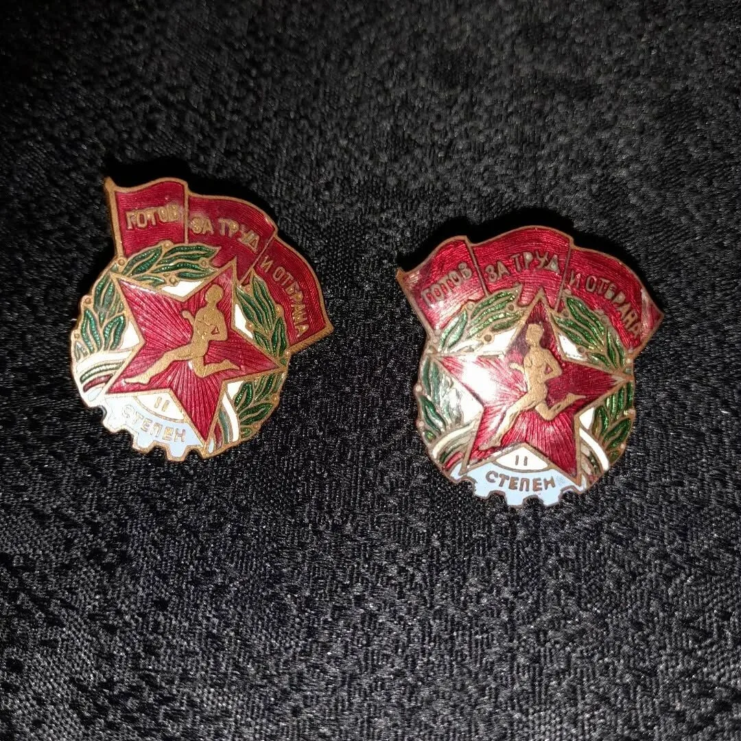 Two sports badges — 2