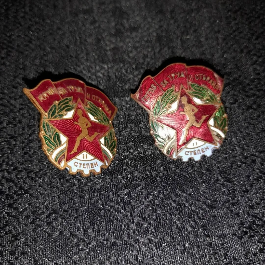 Two sports badges — 3
