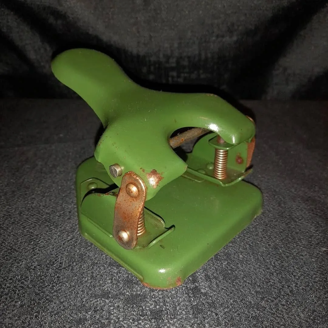 Paper punch manufactured in the People's Republic of Bulgaria