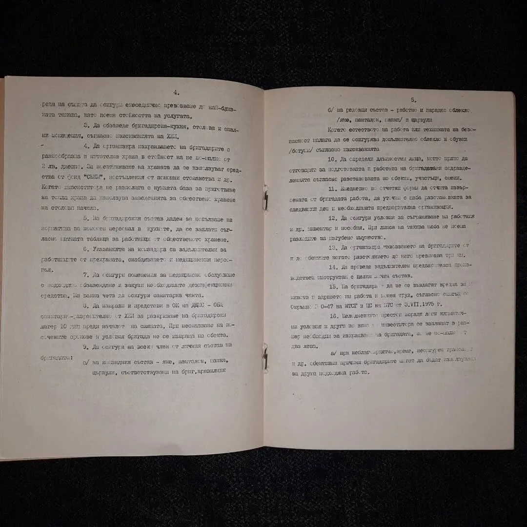 Youth brigade employment contract — 5