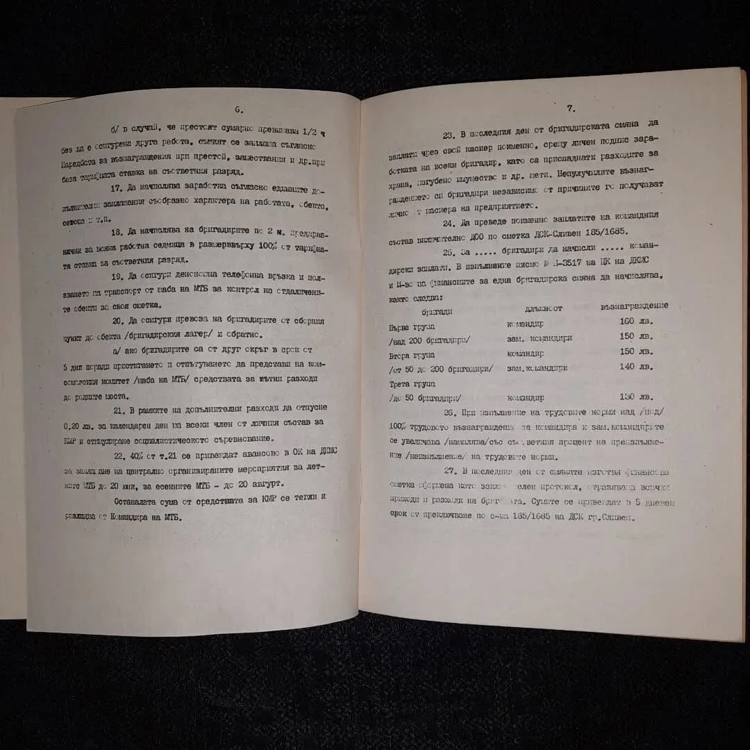 Youth brigade employment contract — 6