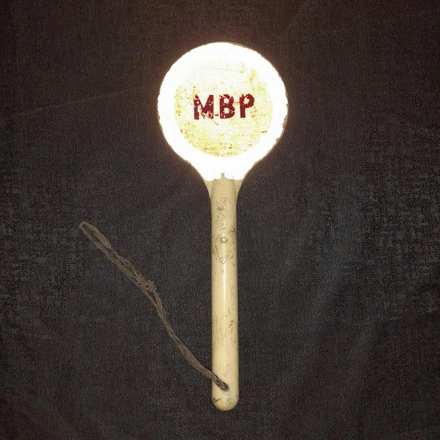 Stop paddle of the People's Militia for road traffic
