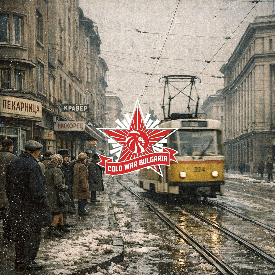 Tram in the snow